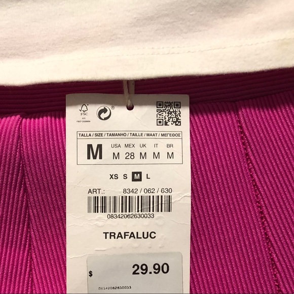 New w/Tags Zara Pink leggings (M) - Picture 5 of 6